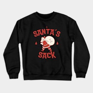 Santa's Sack is huge Crewneck Sweatshirt